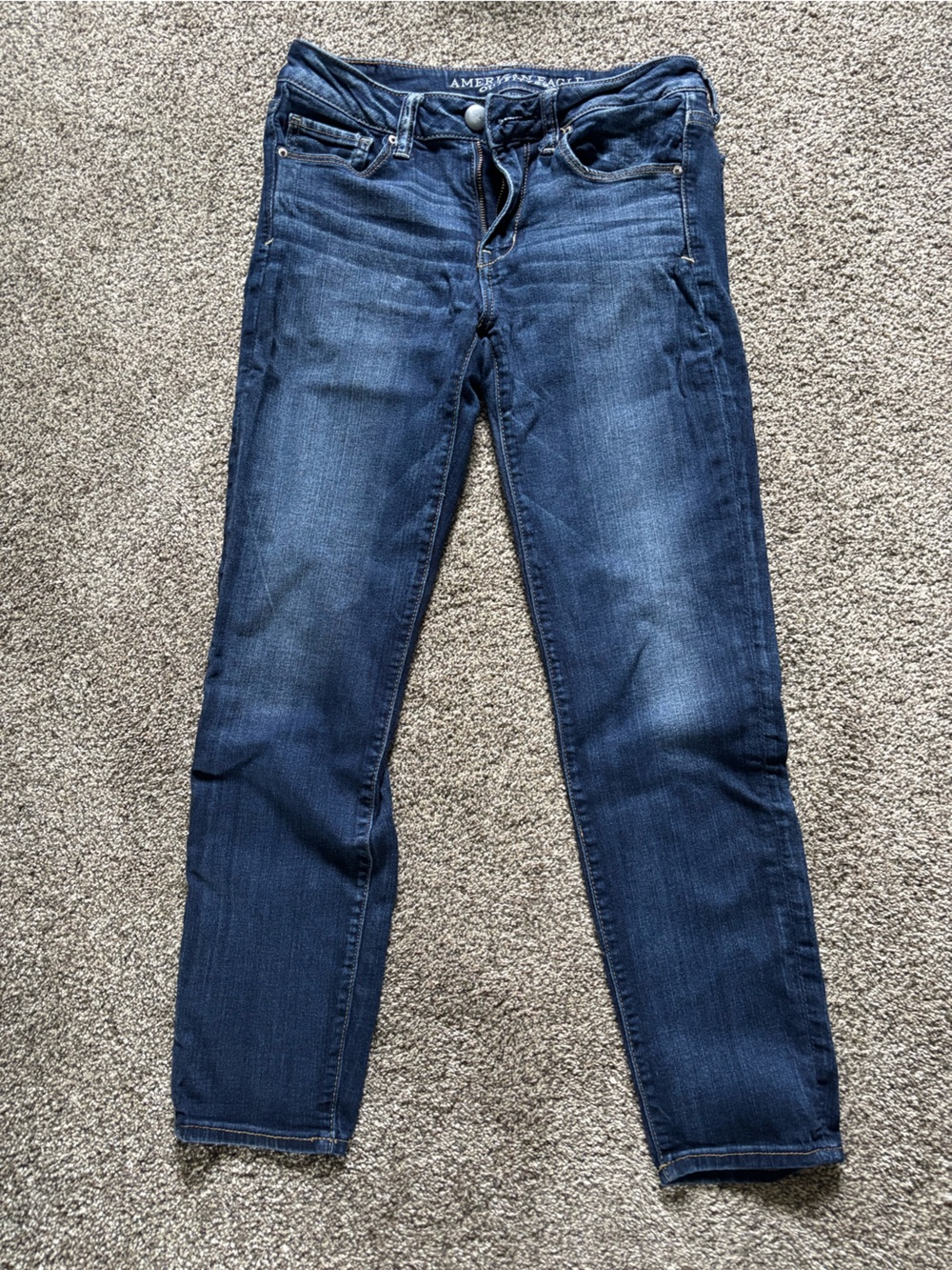 American Eagle Outfitters Dark Blue Skinny Jeans